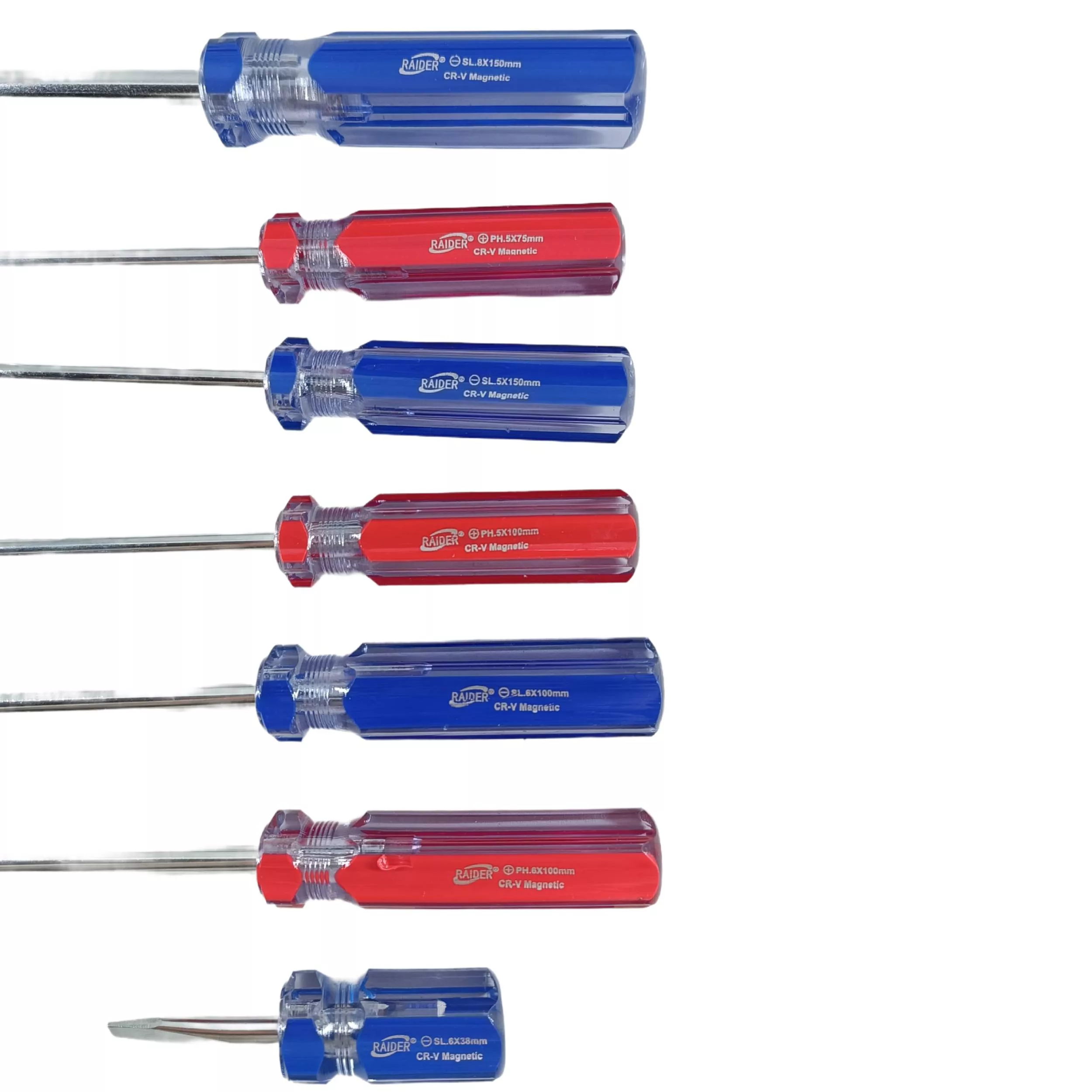 پیچ گوشتی رایدر مدل PS مجموعه 7 عددی