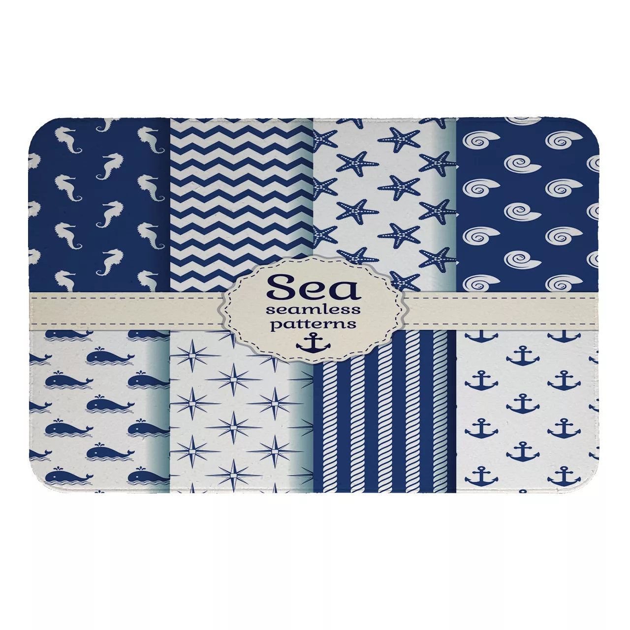 پادری  طرح دریا کد 9031 سایز 50x80 سانتی متر