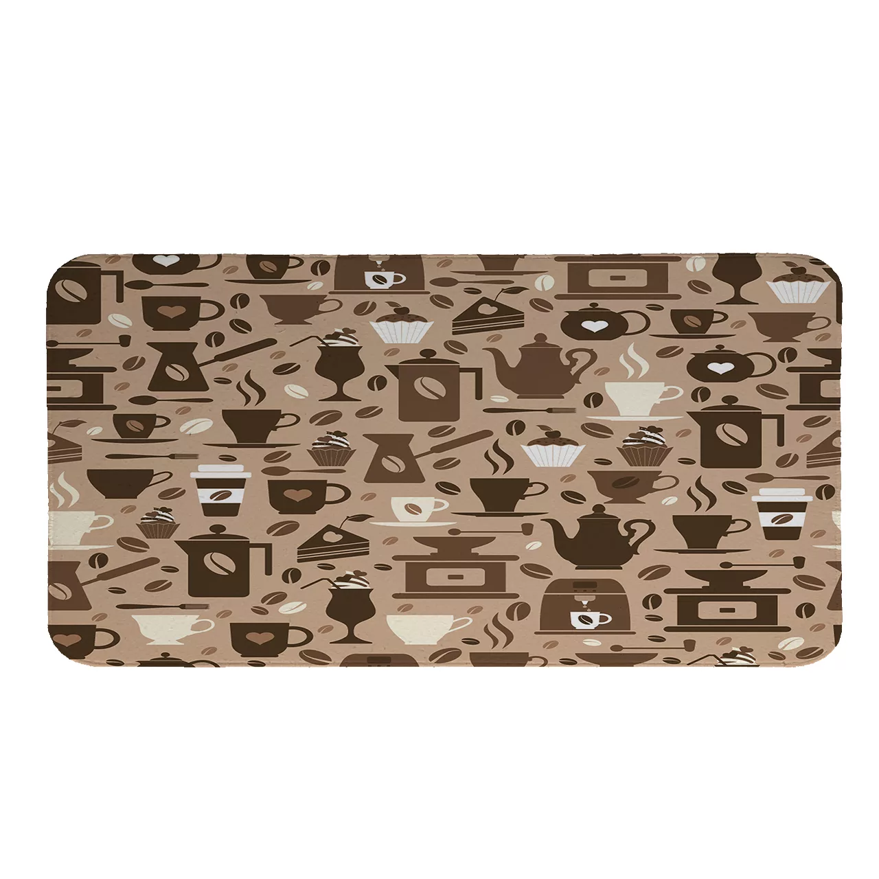 پادری طرح قهوه کد 8413 سایز 110×60 سانتی متر