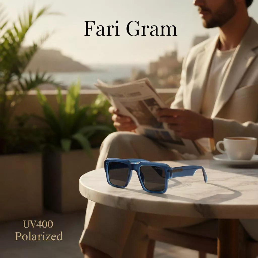 عینک آفتابی مربعی فاری گرام مدل 58972 C8 POLAR