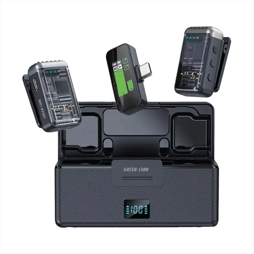 میکروفن یقه ای گرین لاین مدل GM-90X با درگاه اتصال تایپ سی