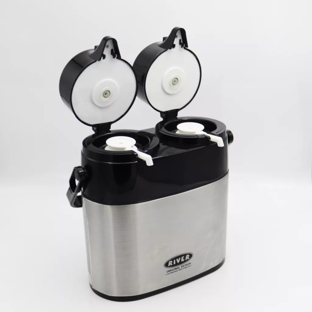 فلاسک ریور مدل دوقلو YP-ESTIL-8604 گنجایش 1 لیتر