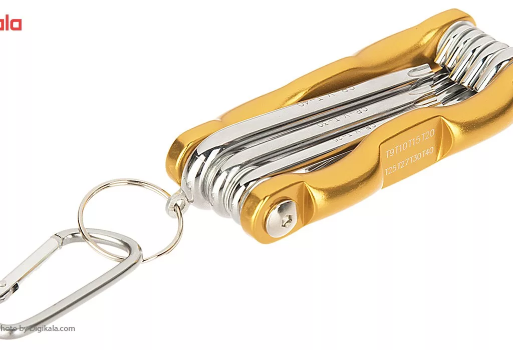 مجموعه 8 عددی آچار ستاره ای تاشو کنزاکس مدل KTK-108