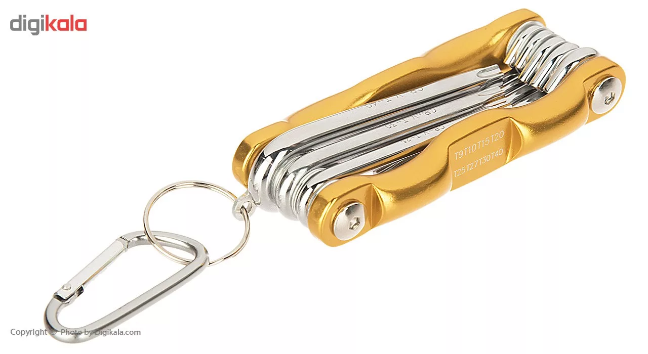 مجموعه 8 عددی آچار ستاره ای تاشو کنزاکس مدل KTK-108