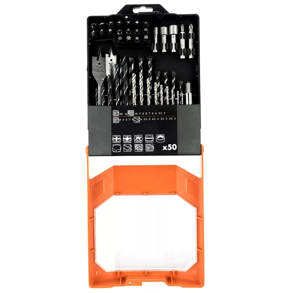 مجموعه 50 عددی سری پیچ گوشتی و مته آاگ مدل 430411