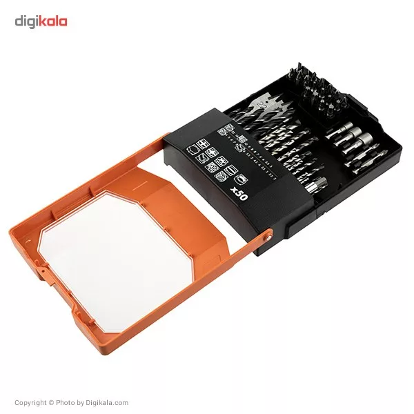 مجموعه 50 عددی سری پیچ گوشتی و مته آاگ مدل 430411