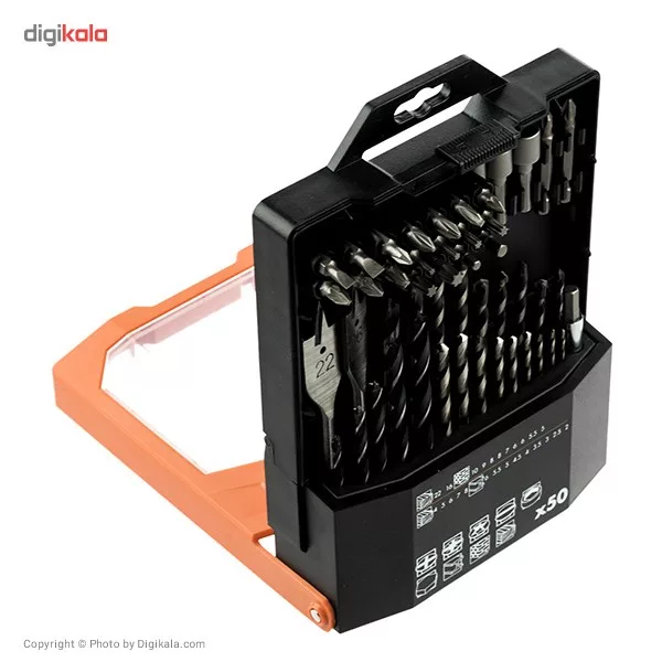 مجموعه 50 عددی سری پیچ گوشتی و مته آاگ مدل 430411