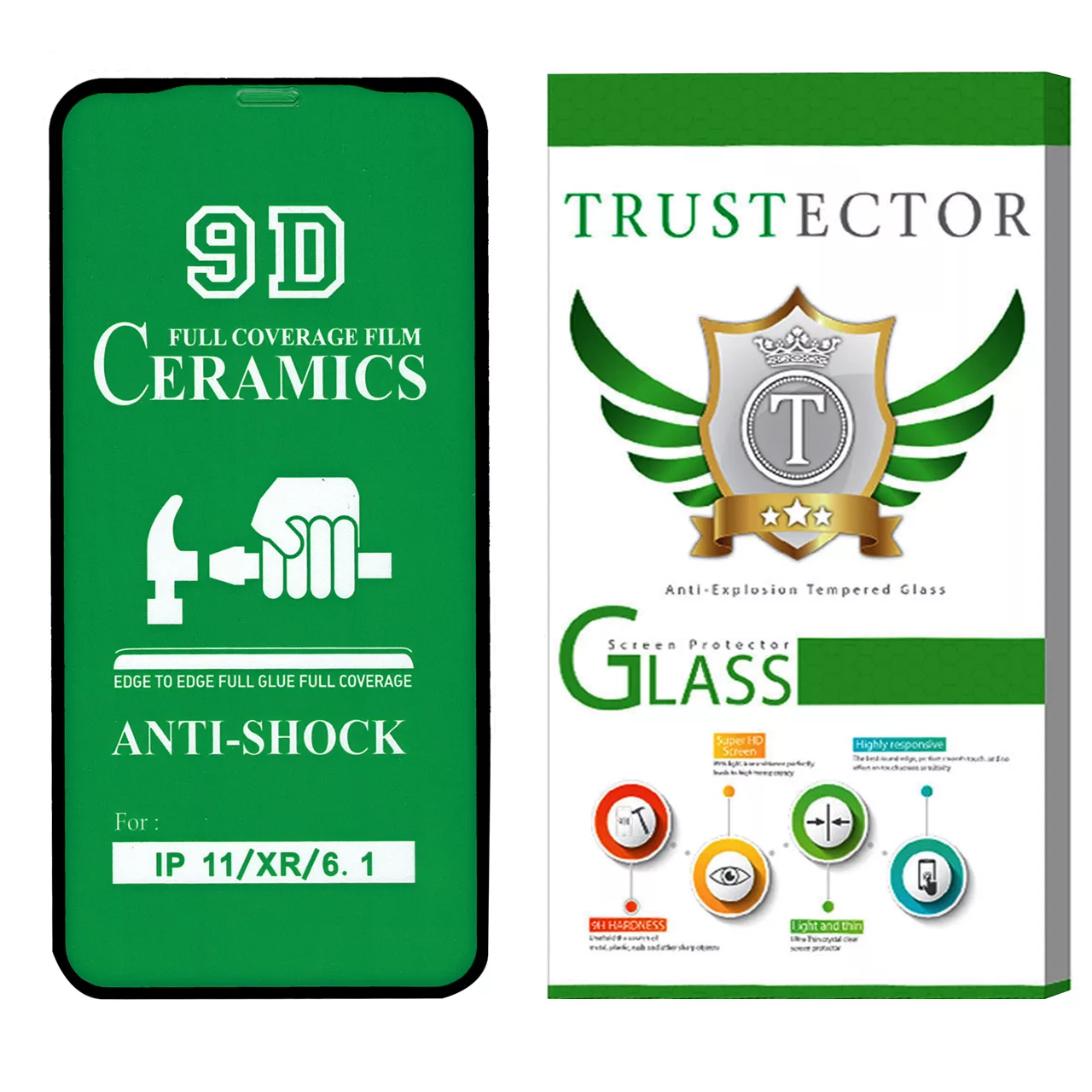 محافظ صفحه نمایش سرامیکی تراستکتور مدل CRTA مناسب برای گوشی موبایل اپل iPhone 11