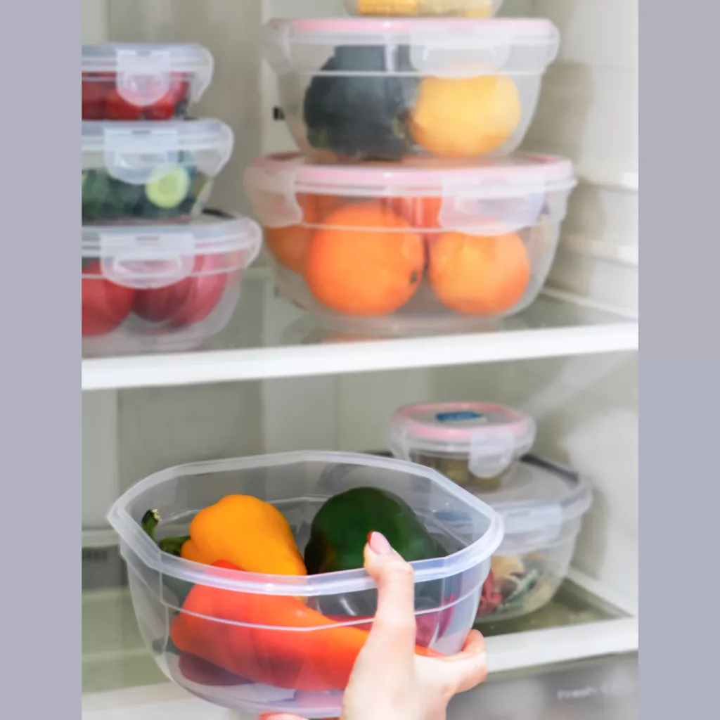 ظرف نگهدارنده ویرو پلاستیک مدل 307 مجموعه 5 عددی