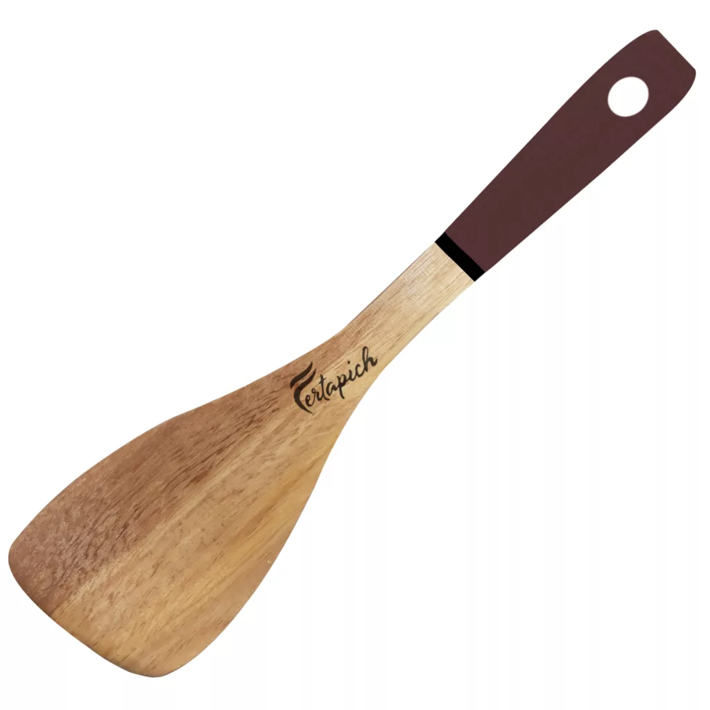 سرویس کفگیر و ملاقه 5 پارچه فرتاپیچ مدل چوبی کد 019