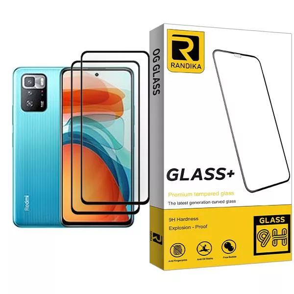 محافظ صفحه نمایش راندیکا مدل Glass MIX002 مناسب برای گوشی موبایل شیائومی Poco X3 GT بسته دو عددی
