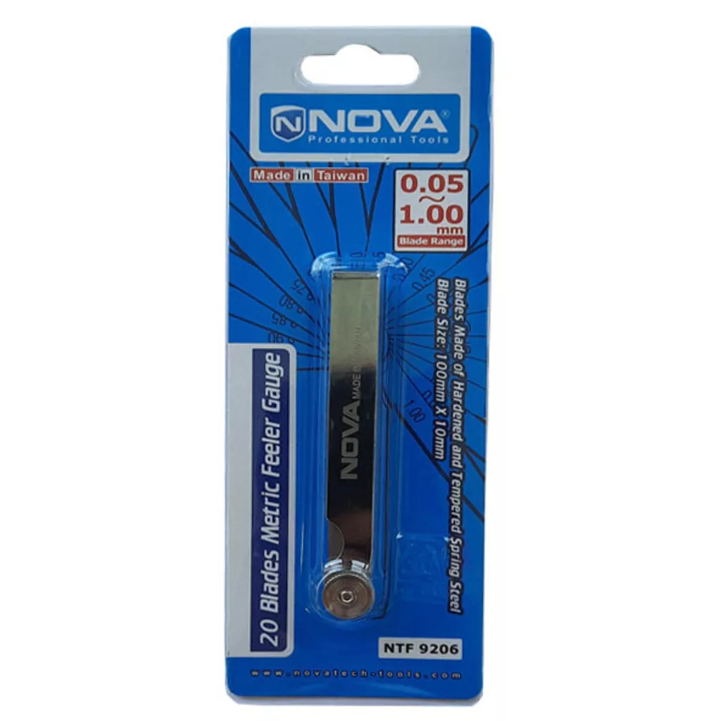 آچار فیلر نووا مدل NTF 9206 مجموعه 20 عددی