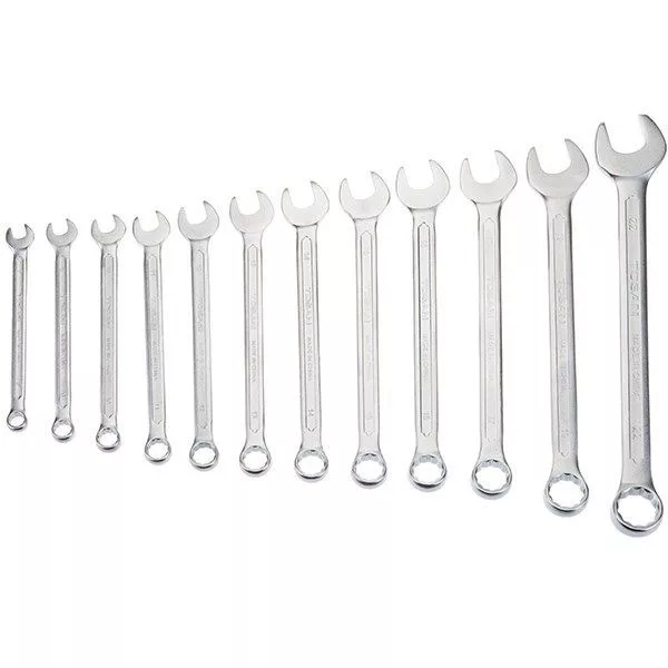 آچار یکسر تخت و یکسر رینگی توسن مدل T101-S12 مجموعه 12 عددی