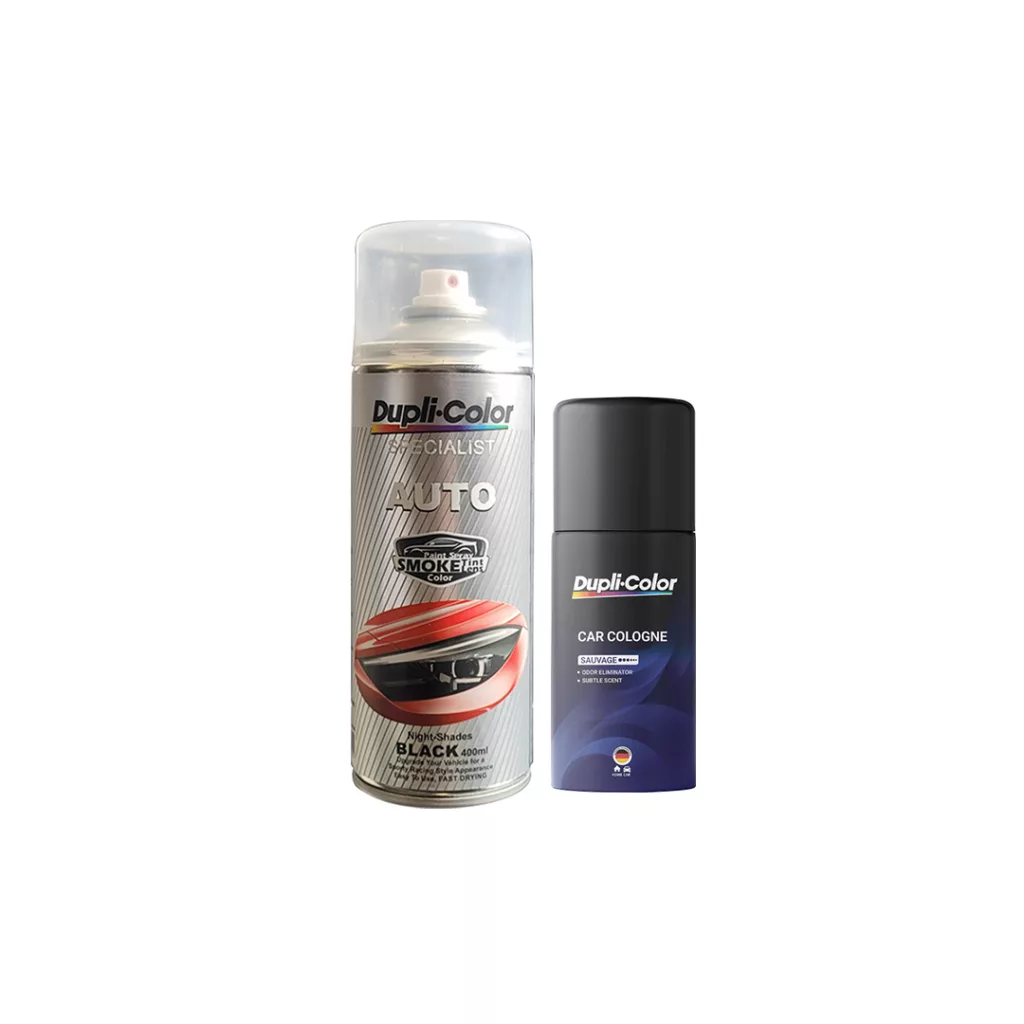 اسپری چراغ دودی و خوشبوکننده عطری خودرو دوپلی کالر مدل ساواج حجم 400 میلی لیتر مجموعه 2 عددی