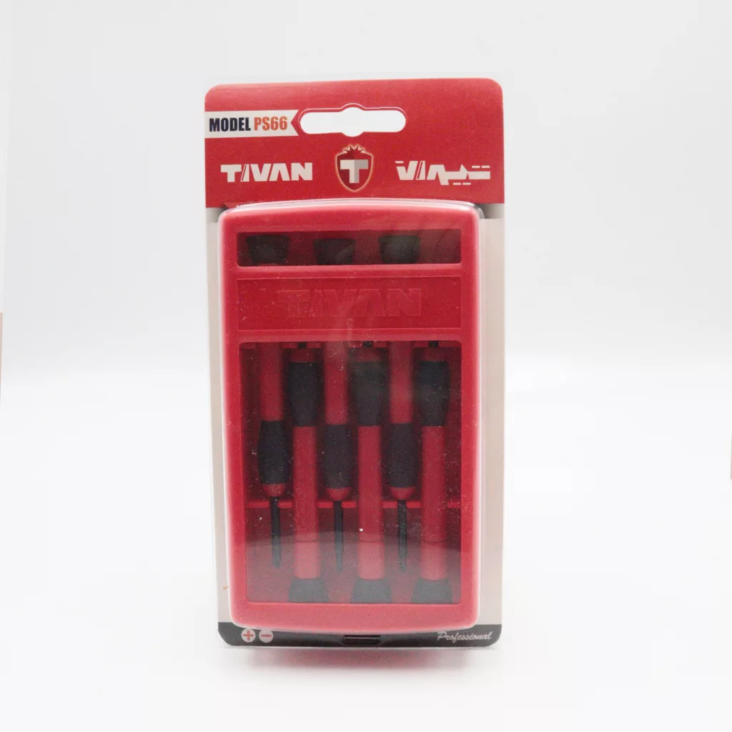 پیچ گوشتی ساعتی تیوان مدل YPGH-PS66 مجموعه 6 عددی