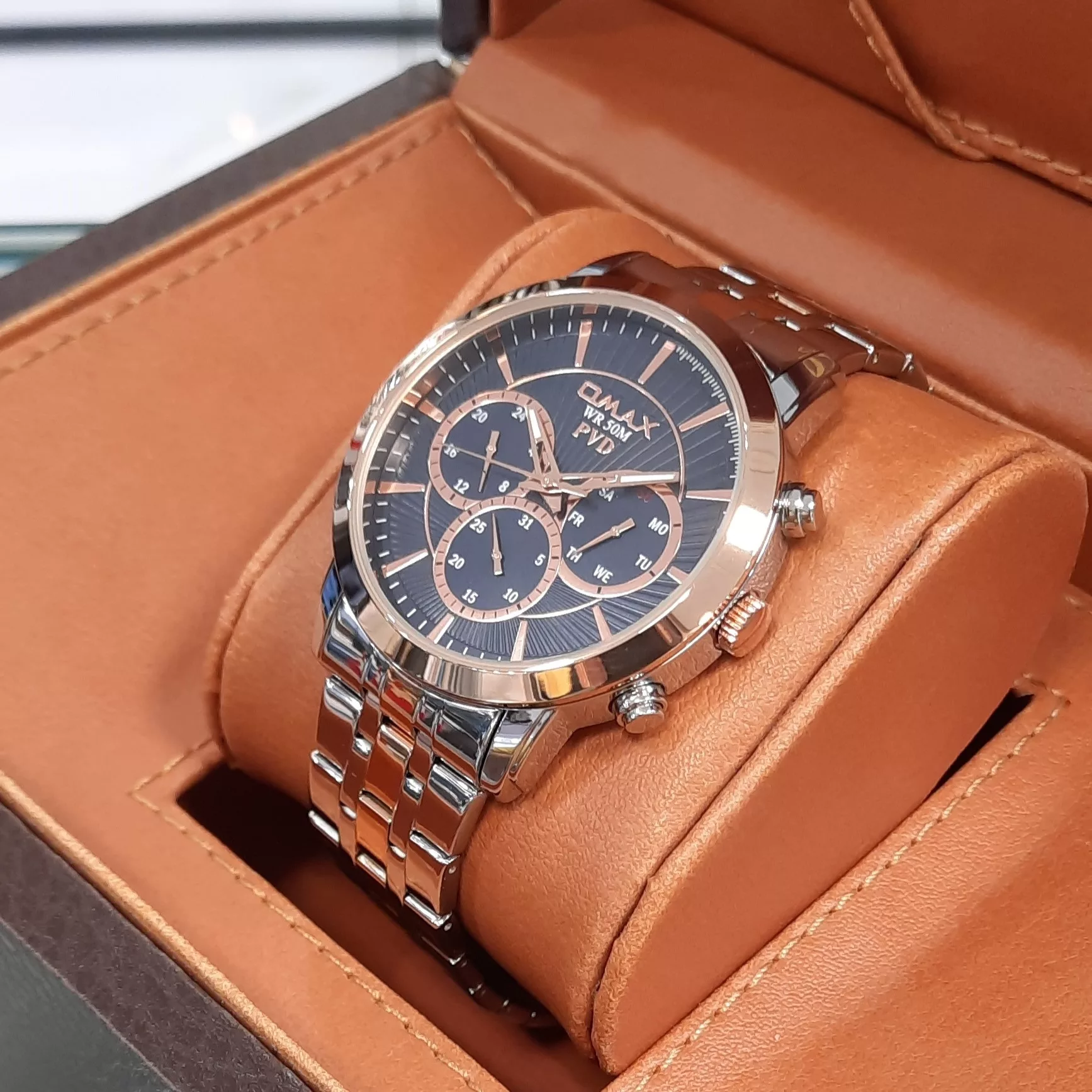 ساعت مچی عقربه‌ای مردانه اوماکس مدل FHM005N004