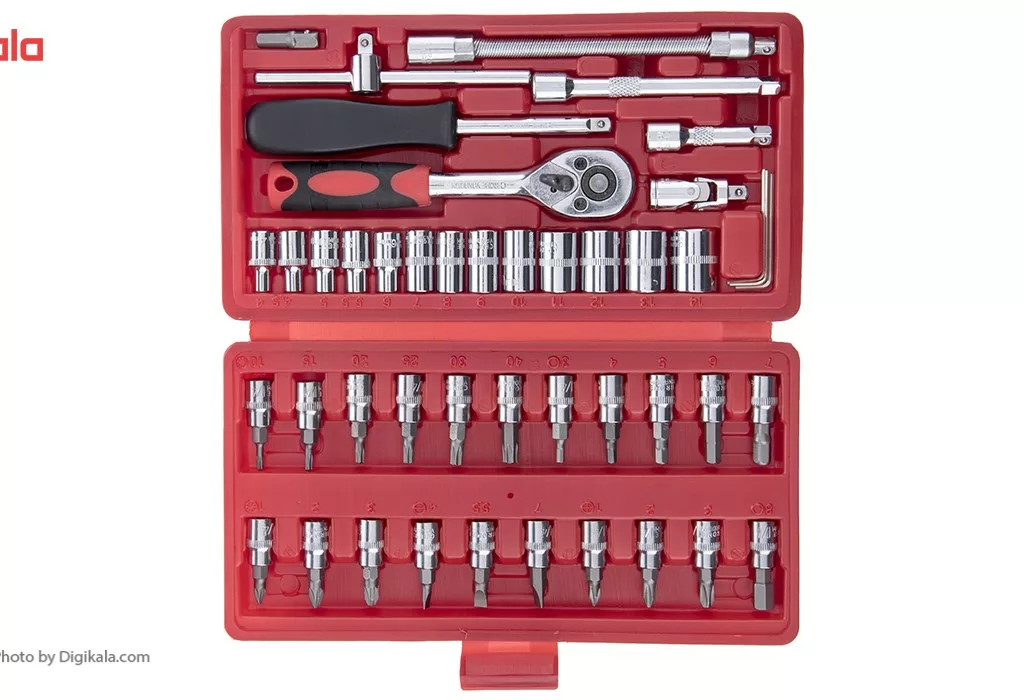 مجموعه 46 عددی آچار و سری بکس و پیچ گوشتی ساتاگود مدل G-10028