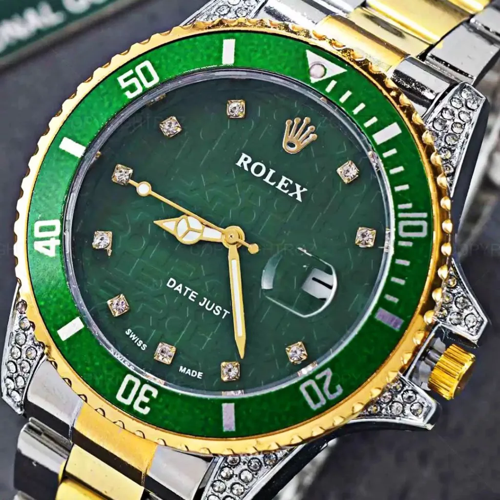 ساعت مچی عقربه‌ای مردانه  مدل ساب مارین نگینی 01