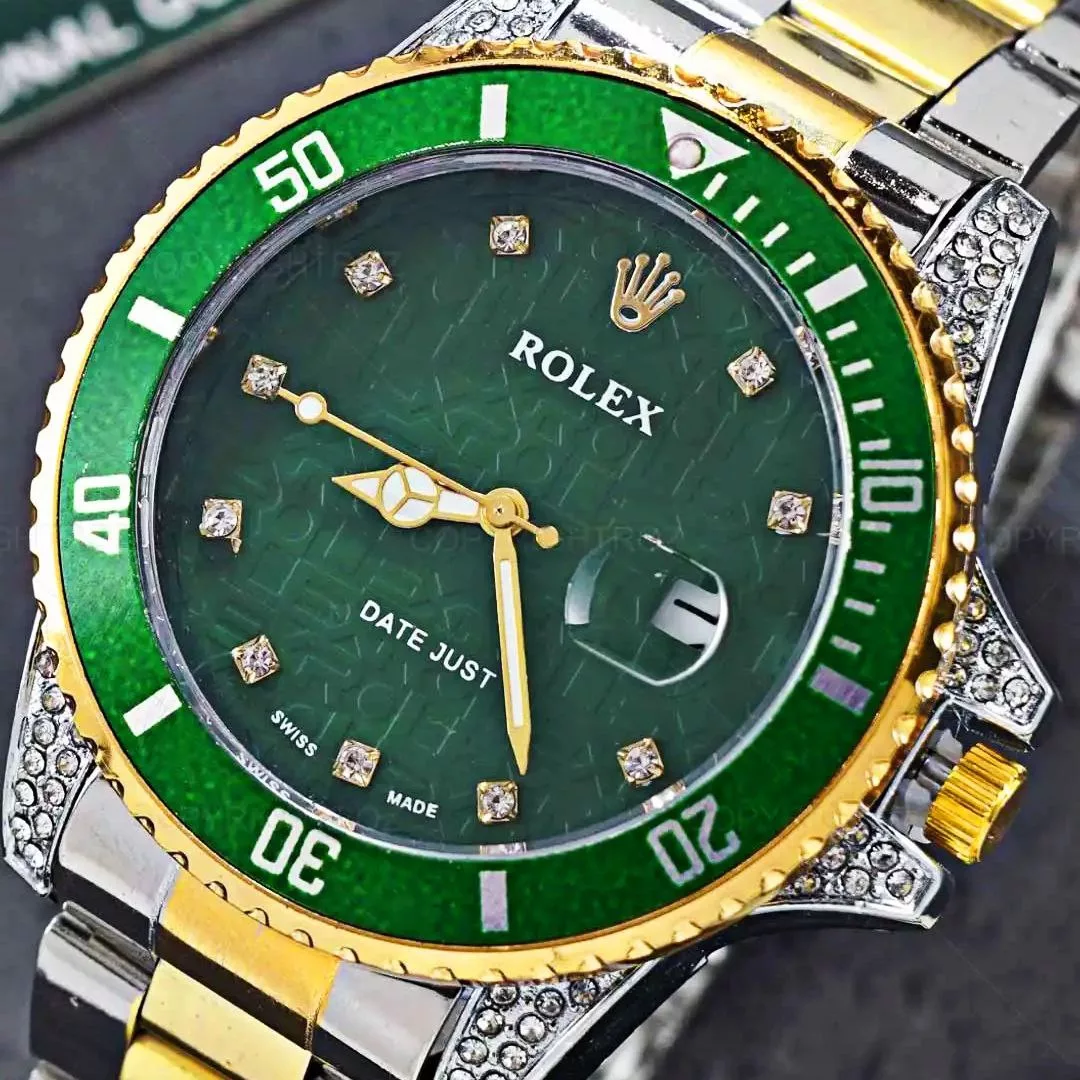 ساعت مچی عقربه‌ای مردانه  مدل ساب مارین نگینی 01