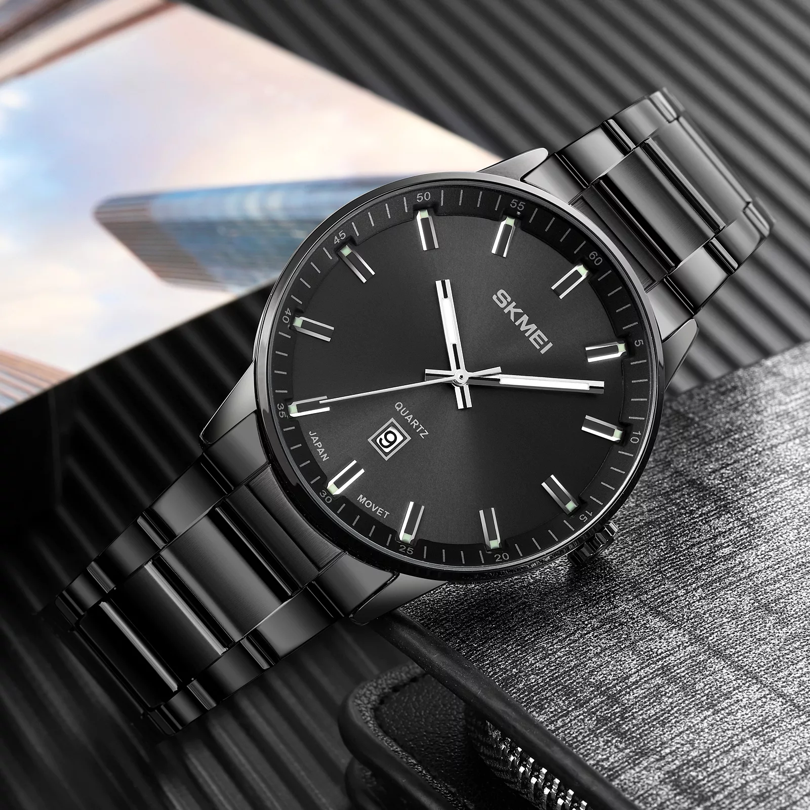 ساعت مچی عقربه‌ای مردانه اسکمی مدل 1878BL