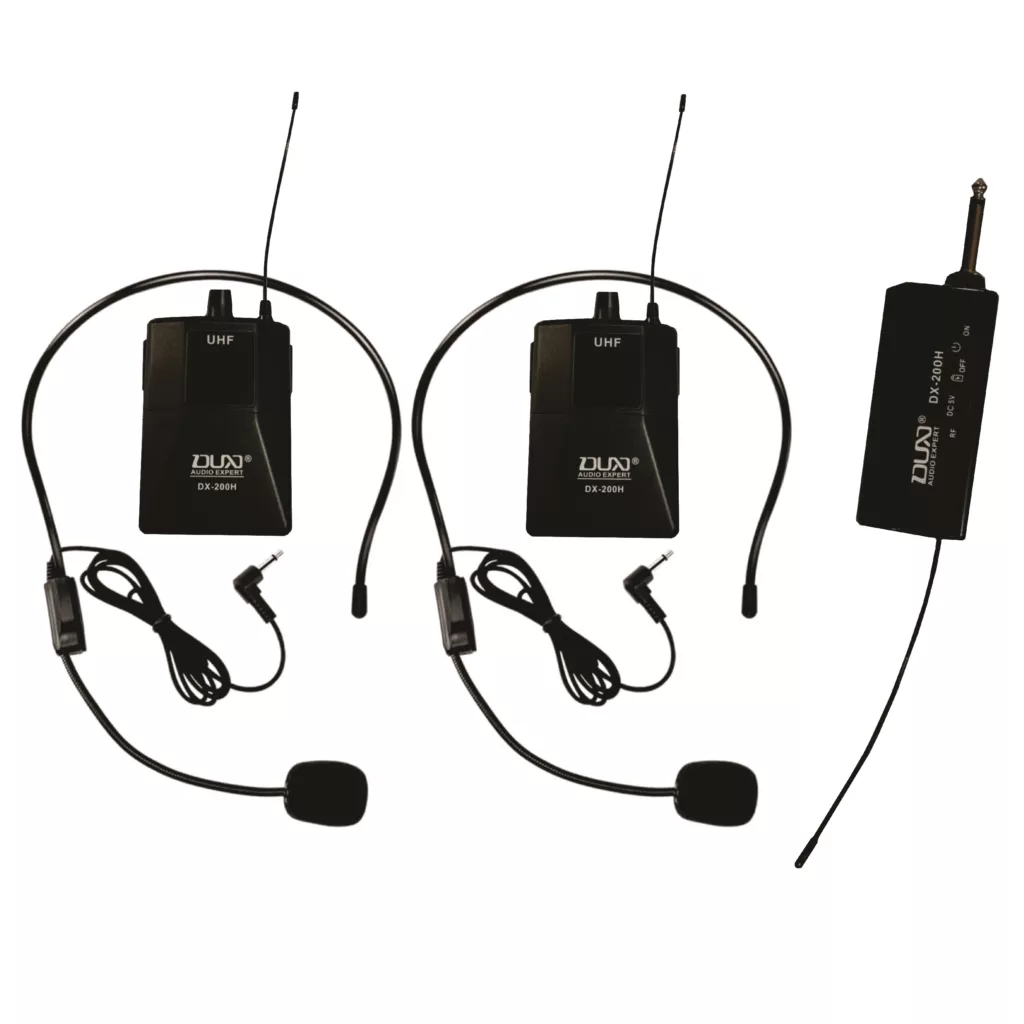 ست میکروفن بی سیم هدستی مدل DX-200H