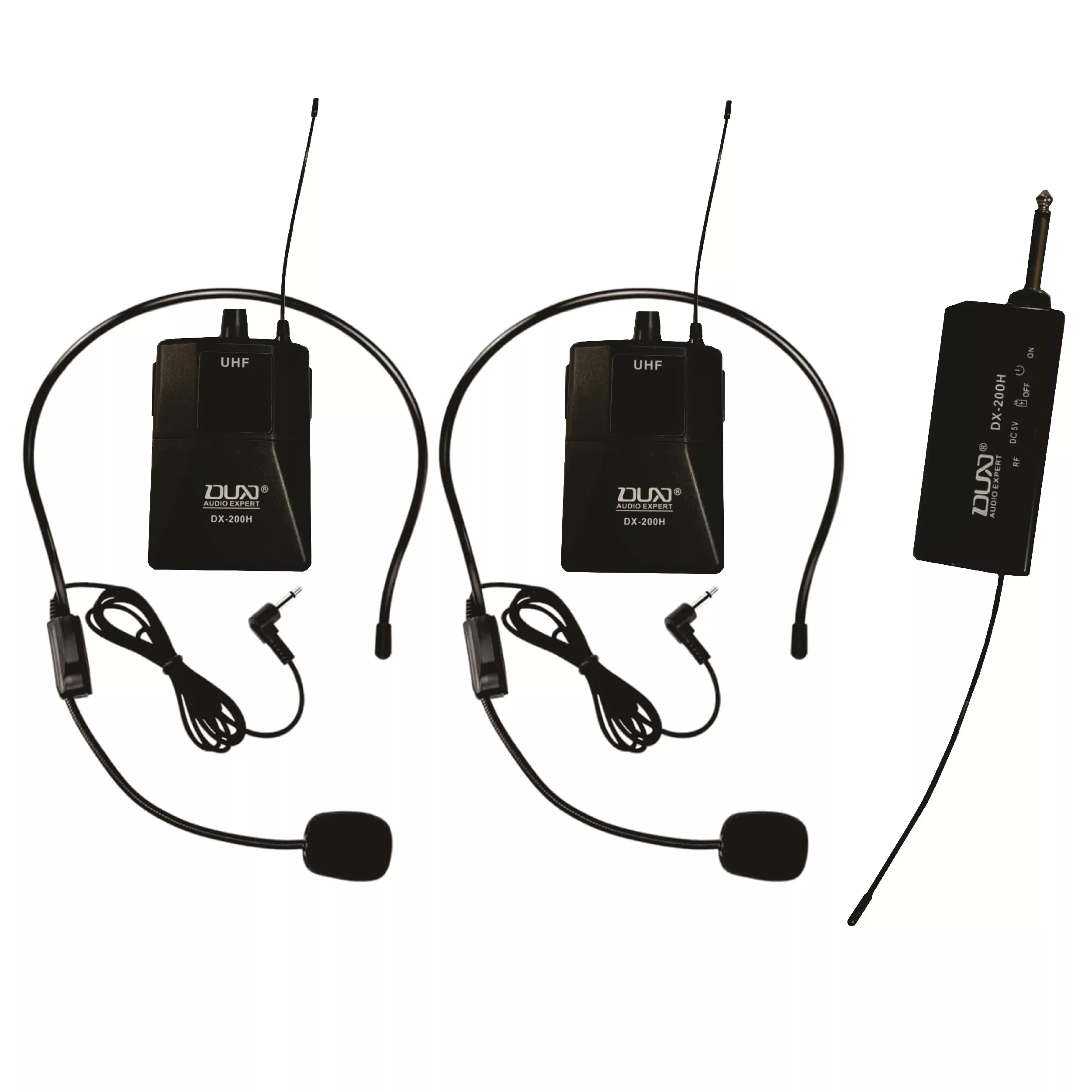 ست میکروفن بی سیم هدستی مدل DX-200H