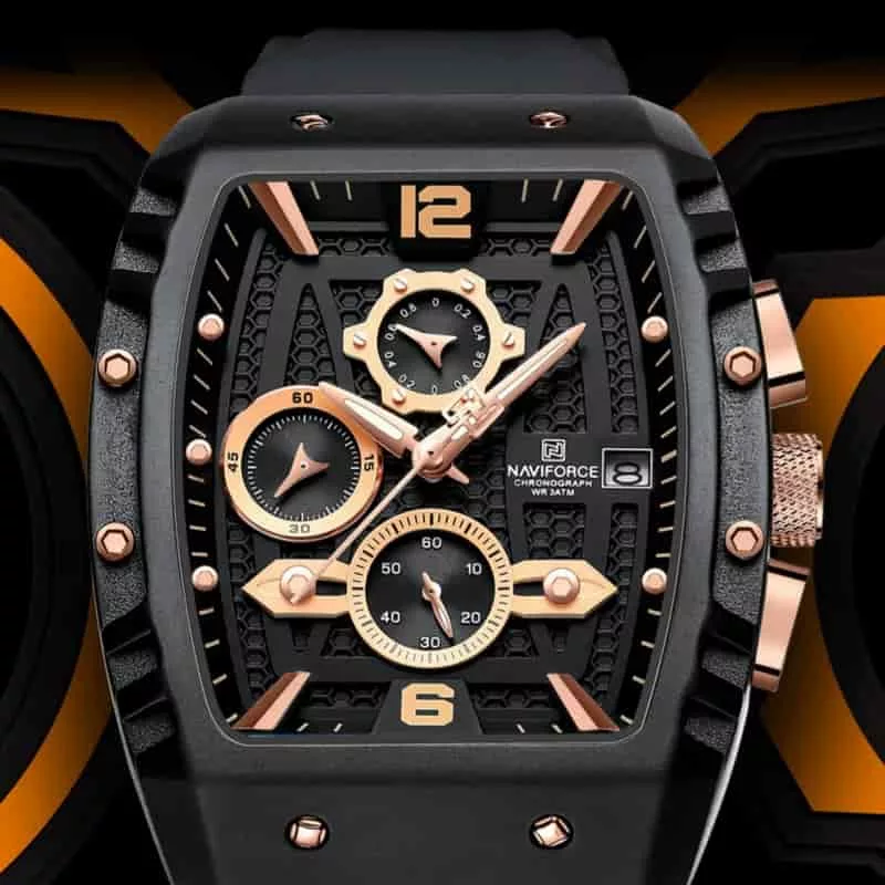 ساعت مچی عقربه‌ای مردانه  کوارتز نیوی فورس مدل naviforce nf8025