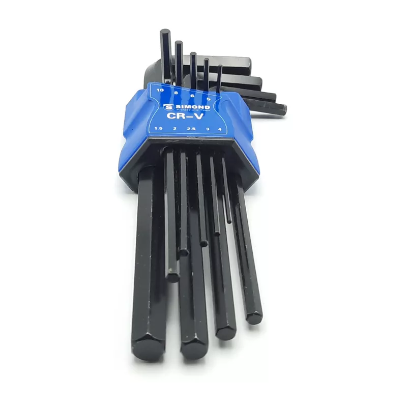 آچار آلن شش گوش سیموند مدل 00366 مجموعه 9 عددی