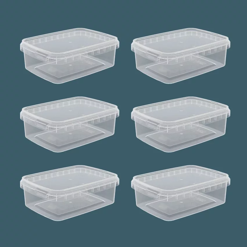 ظرف نگهدارنده مدل مایکروویوی کد 400cc بسته 6 عددی