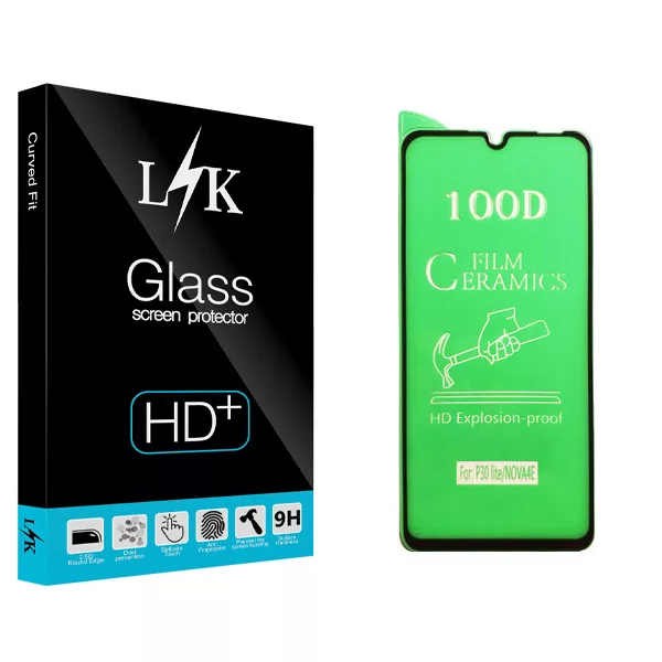 محافظ صفحه نمایش سرامیکی ال کی مدل Hard glass مناسب برای گوشی موبایل هوآوی P 30 lite