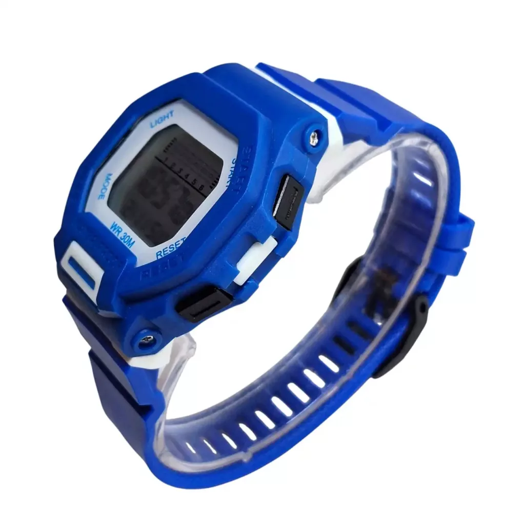 ساعت مچی دیجیتال مدل تک زمانه بند پیو کرنومتر دار کد b