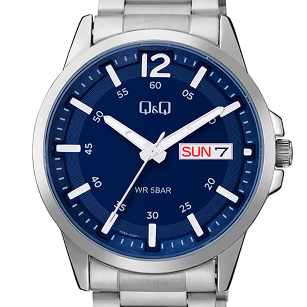 ساعت مچی عقربه‌ای مردانه کیو اند کیو مدل QA36A-003PY