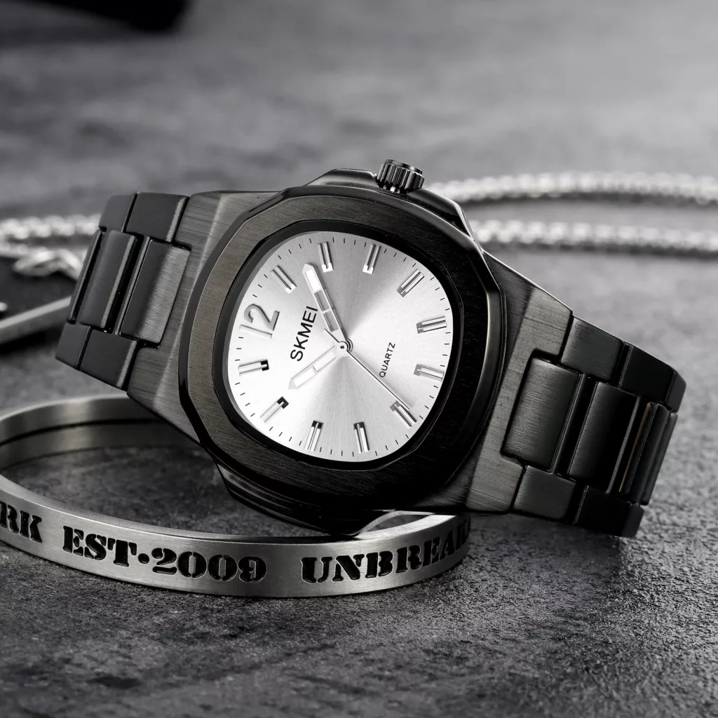 ساعت مچی عقربه‌ای مردانه اسکمی مدل 1794BLWH