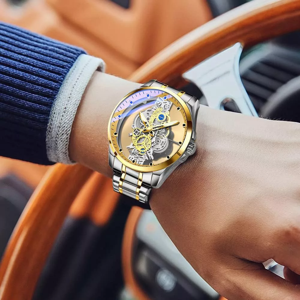 ساعت مچی عقربه‌ای مردانه مکانیکی مدل DX-103 PLUS