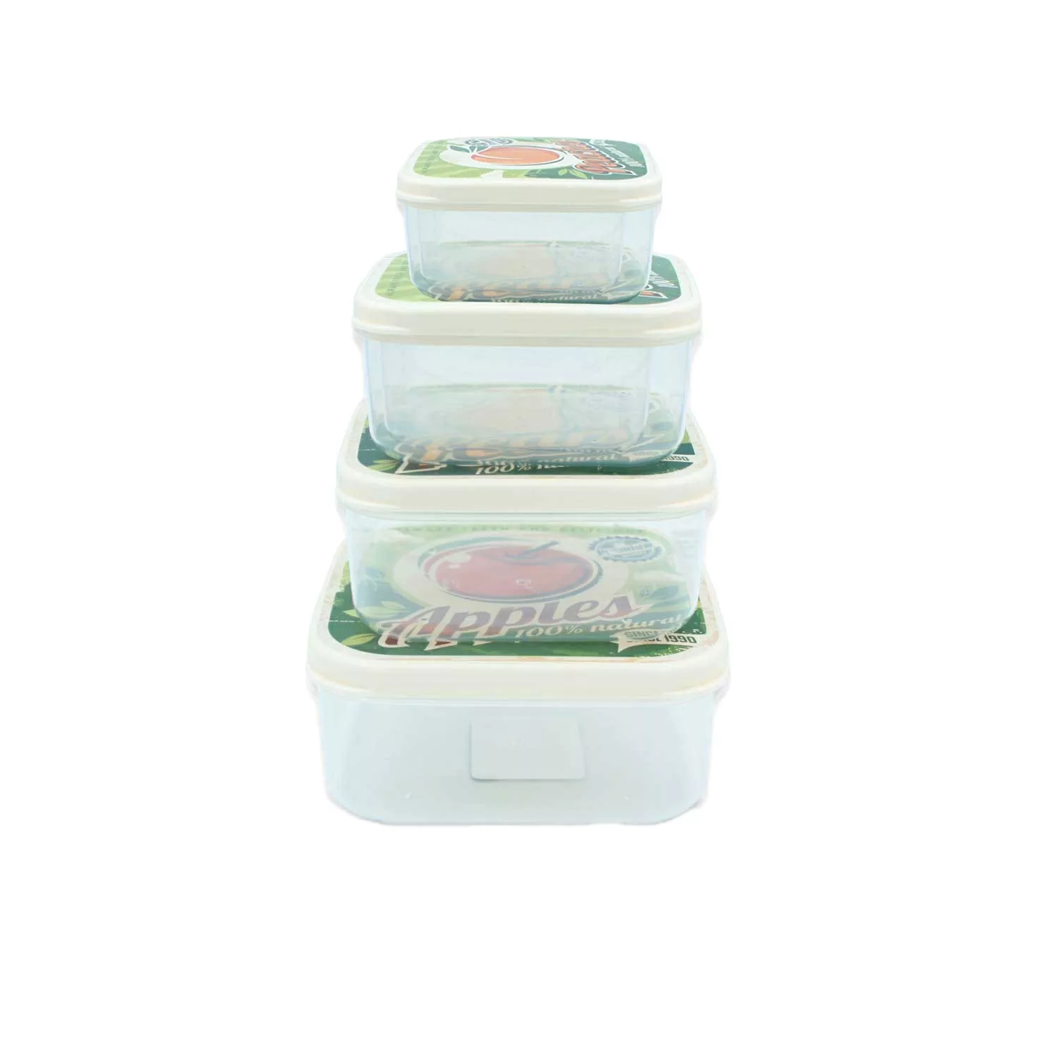 ظرف نگهدارنده هوبی لایف مدل H-020979 مجموعه 4 عددی