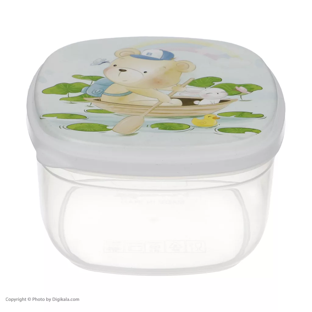 ظرف نگهدارنده وینتج طرح خرس مدل VNP035 مجموعه 4 عددی