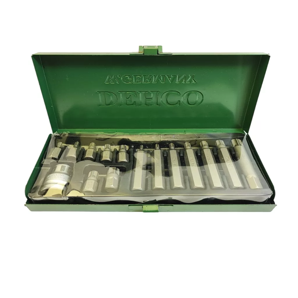 آچار بکس ستاره ای دهکو  مدل 15-TLG مجموعه 15 عددی