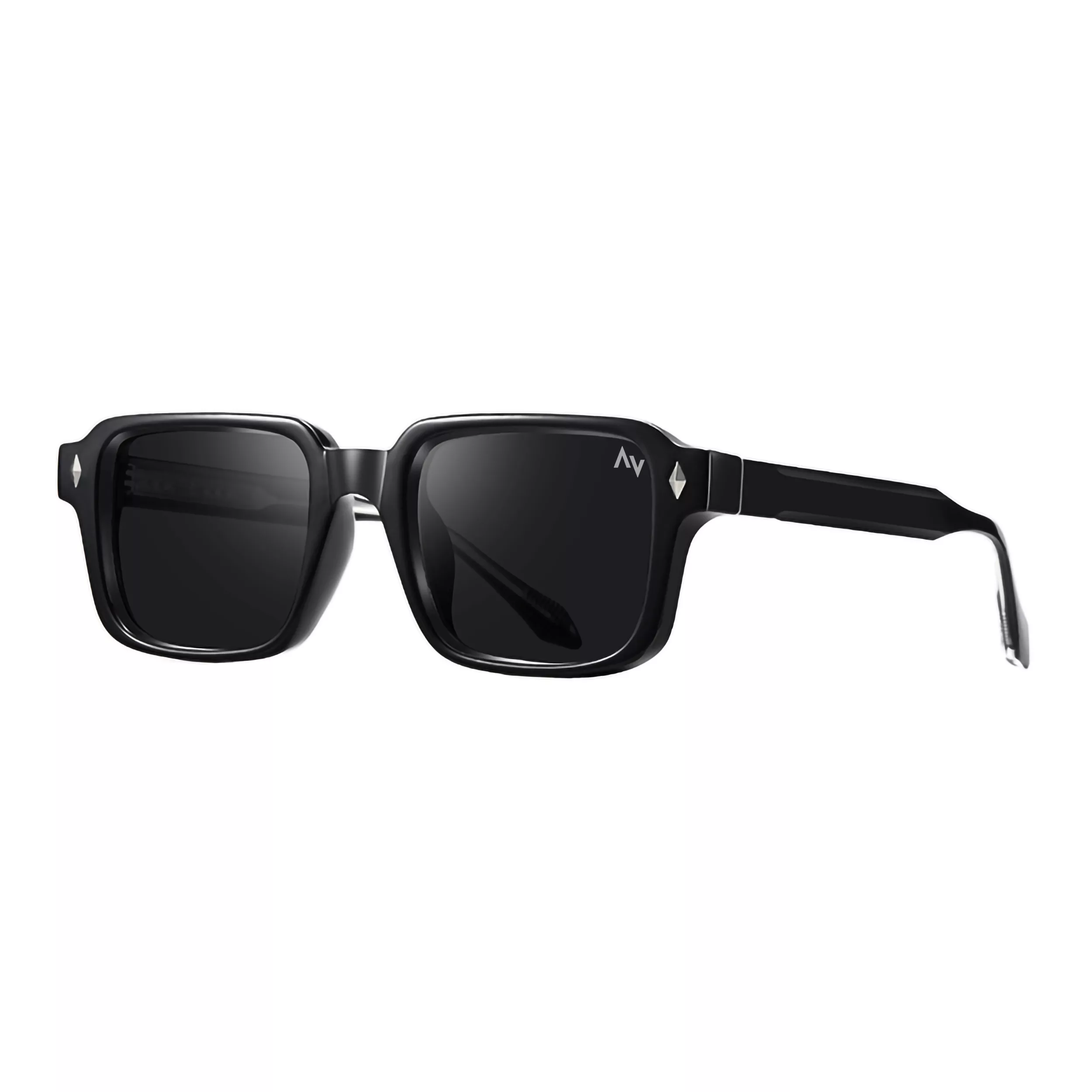 عینک آفتابی مربعی آلبرت وگ مدل SZ8103 Obsidian