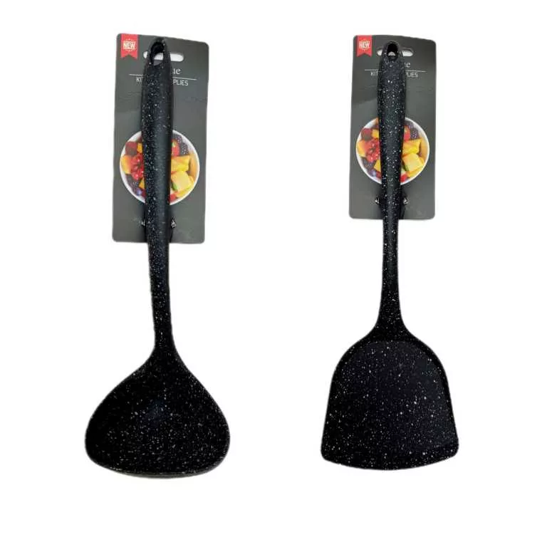 سرویس کفگیر و ملاقه 2 پارچه مدل سییلیکون کهکشانی کد U002