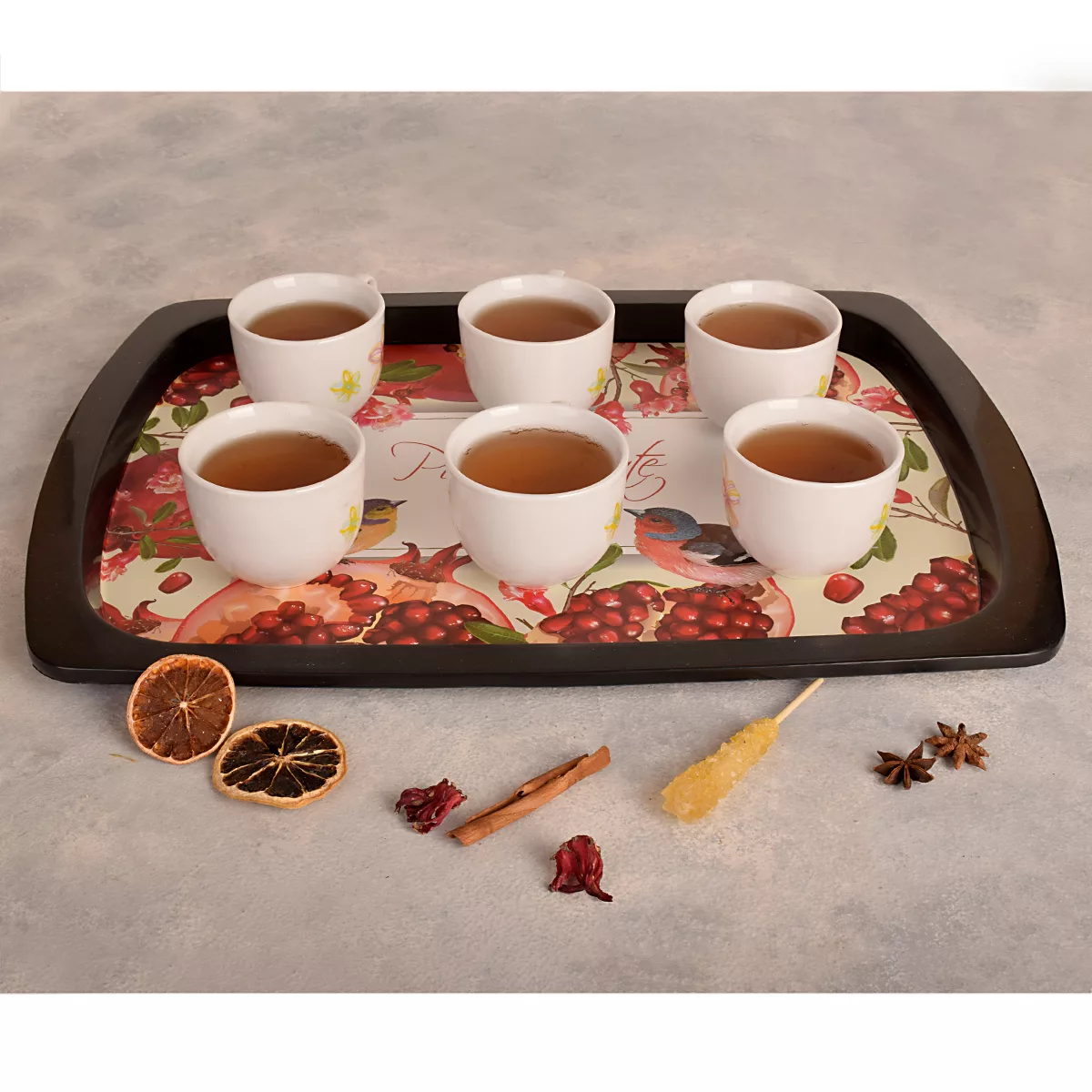 سینی مهروز مدل E-2004-68 طرح انار