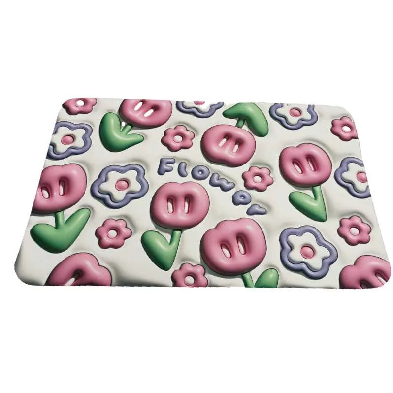 پادری طرح گل کد 005 سایز 48×78 سانتی متر