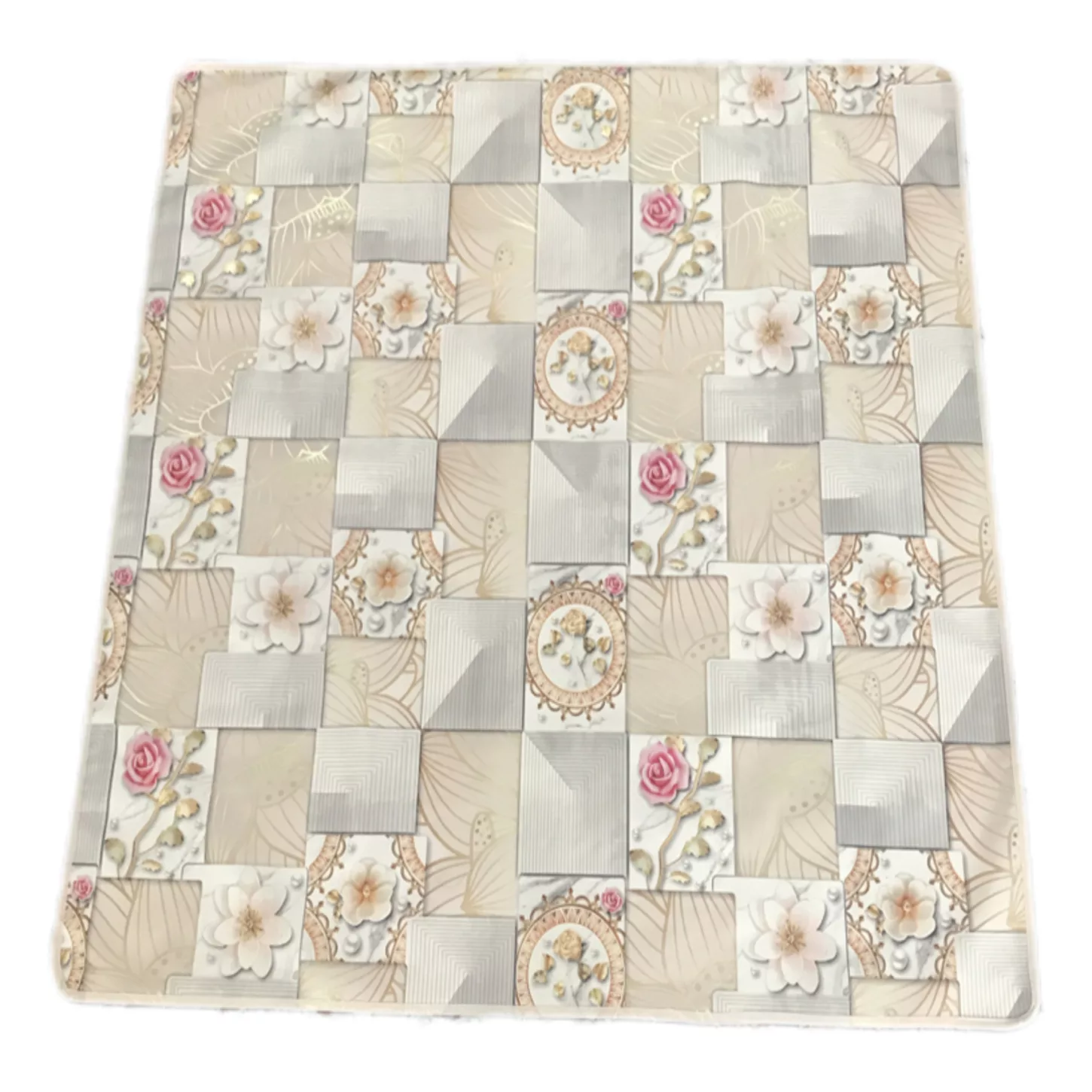 سفره 4 نفره مدل لوتوس پشت نخی کد 01