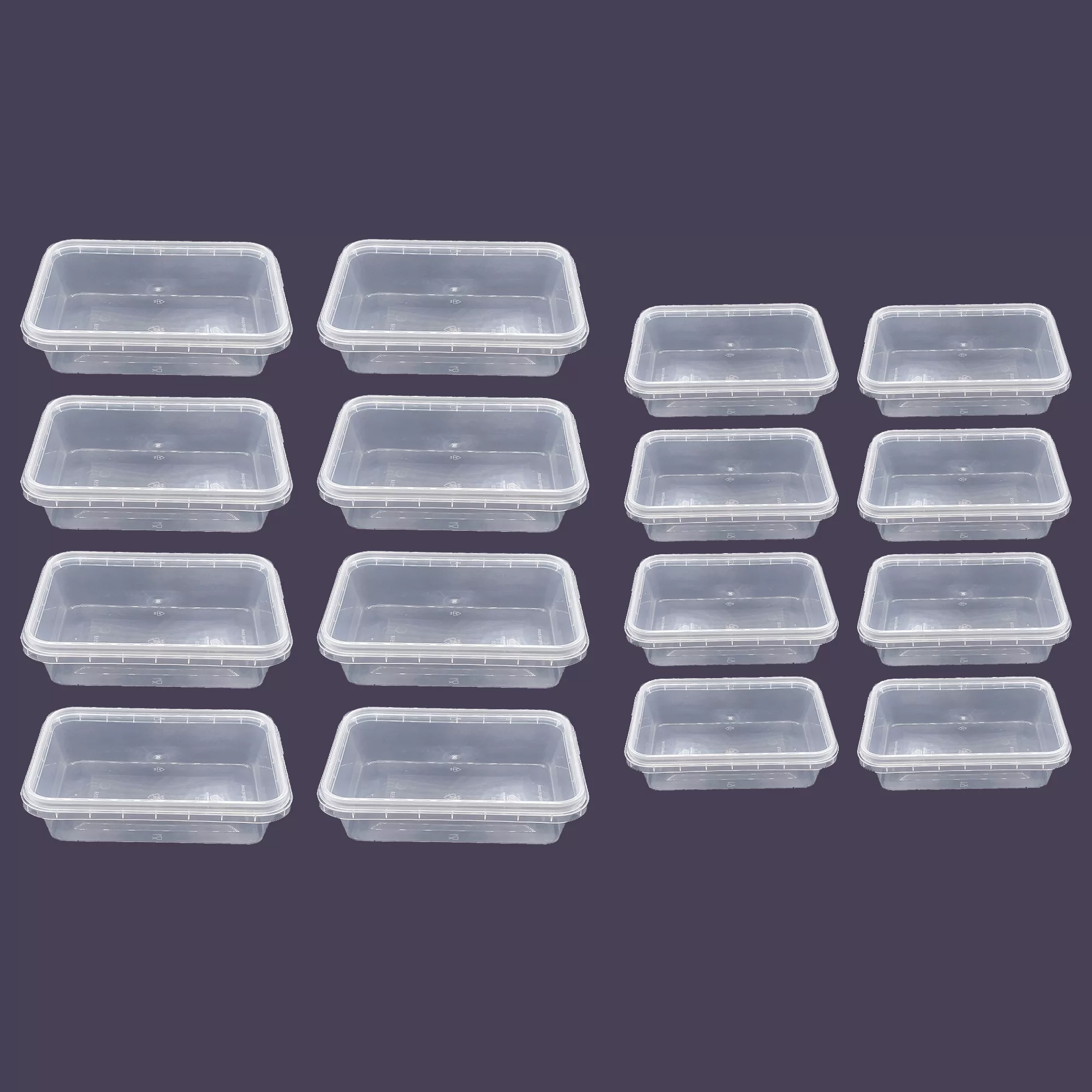 ظرف نگهدارنده مدل فریزری کد 400cc-700cc بسته 16 عددی