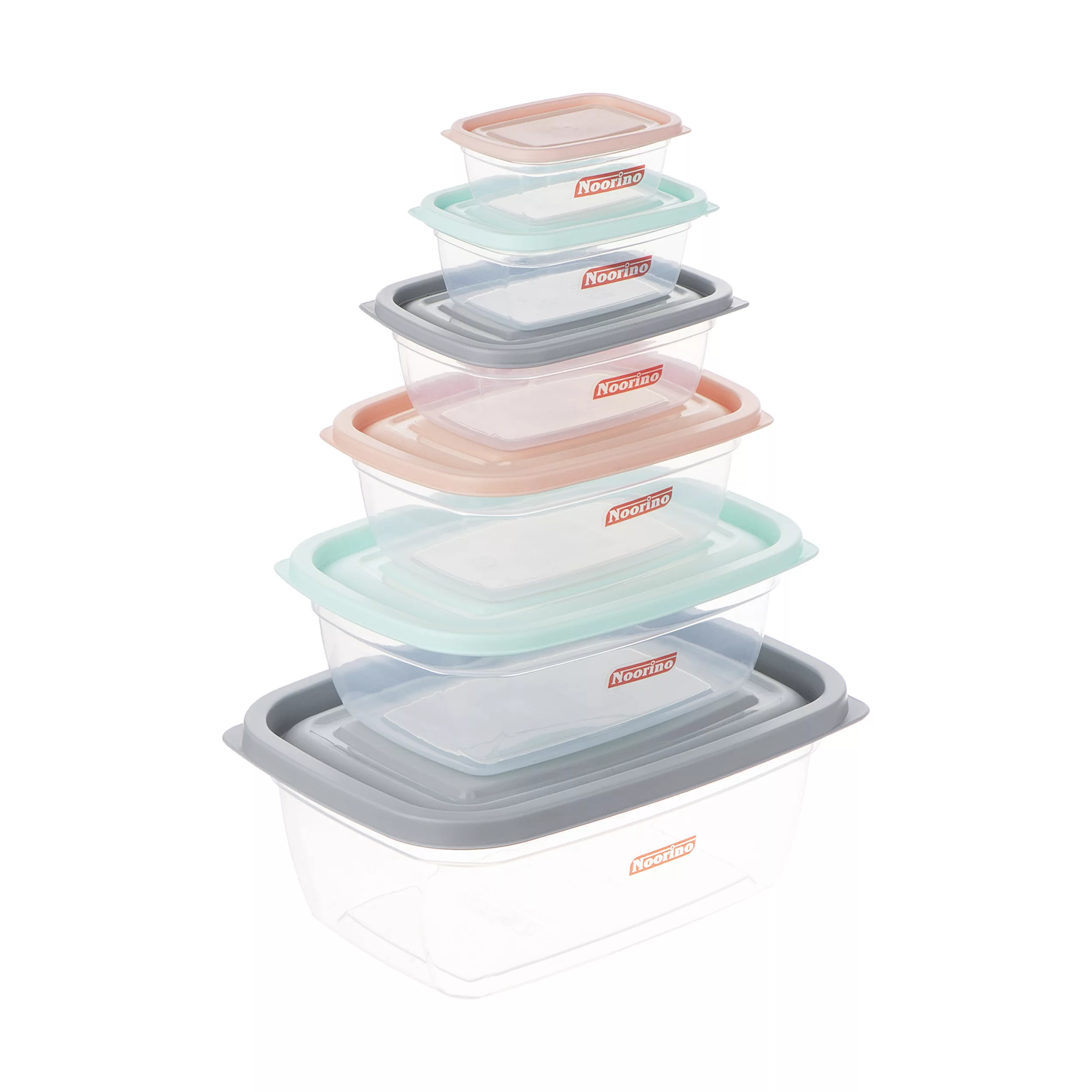 ظرف نگهدارنده نورینو مدل کاج مجموعه 6 عددی