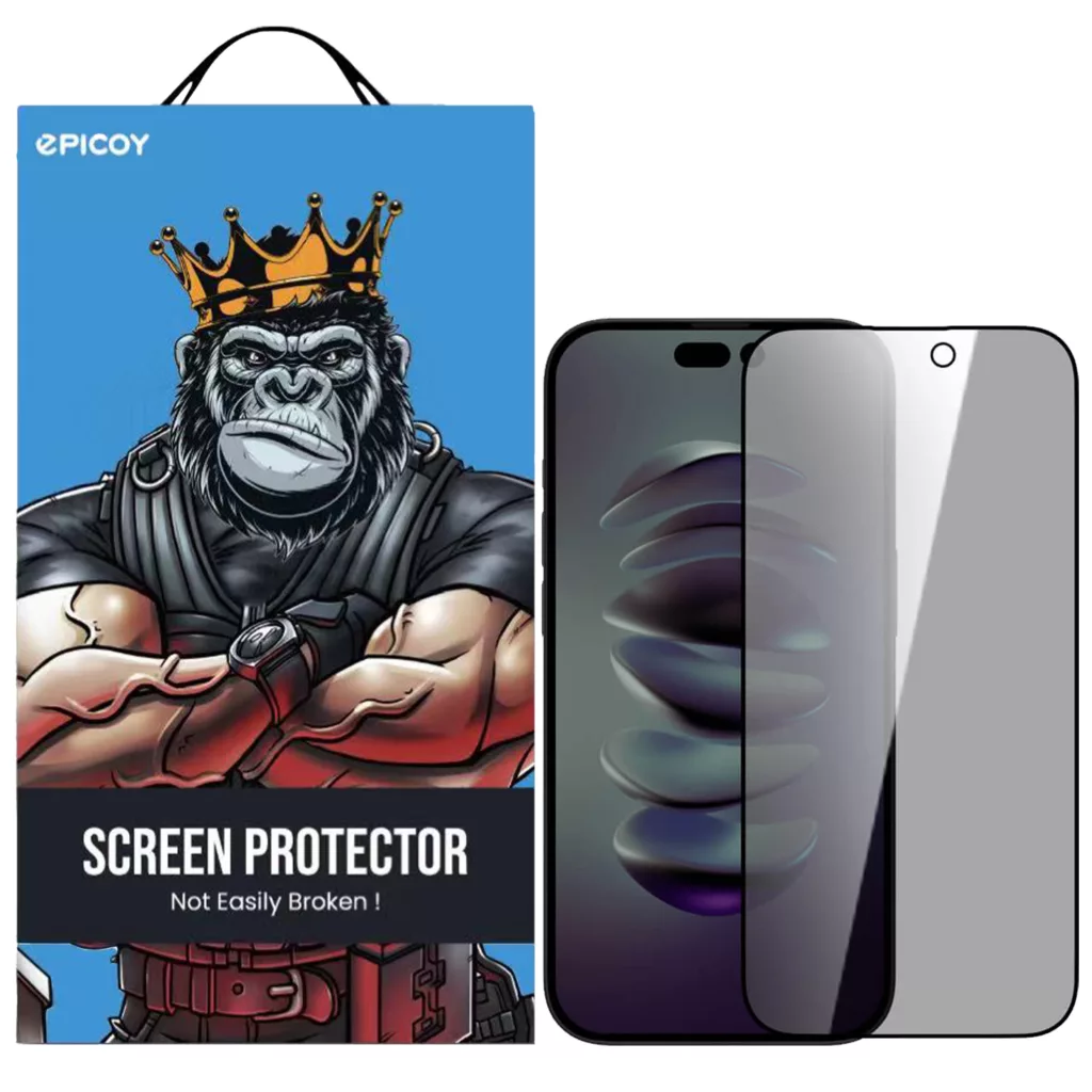محافظ صفحه نمایش حریم شخصی اپیکوی مدل Pry مناسب برای گوشی موبایل اپل iPhone 14 Pro Max