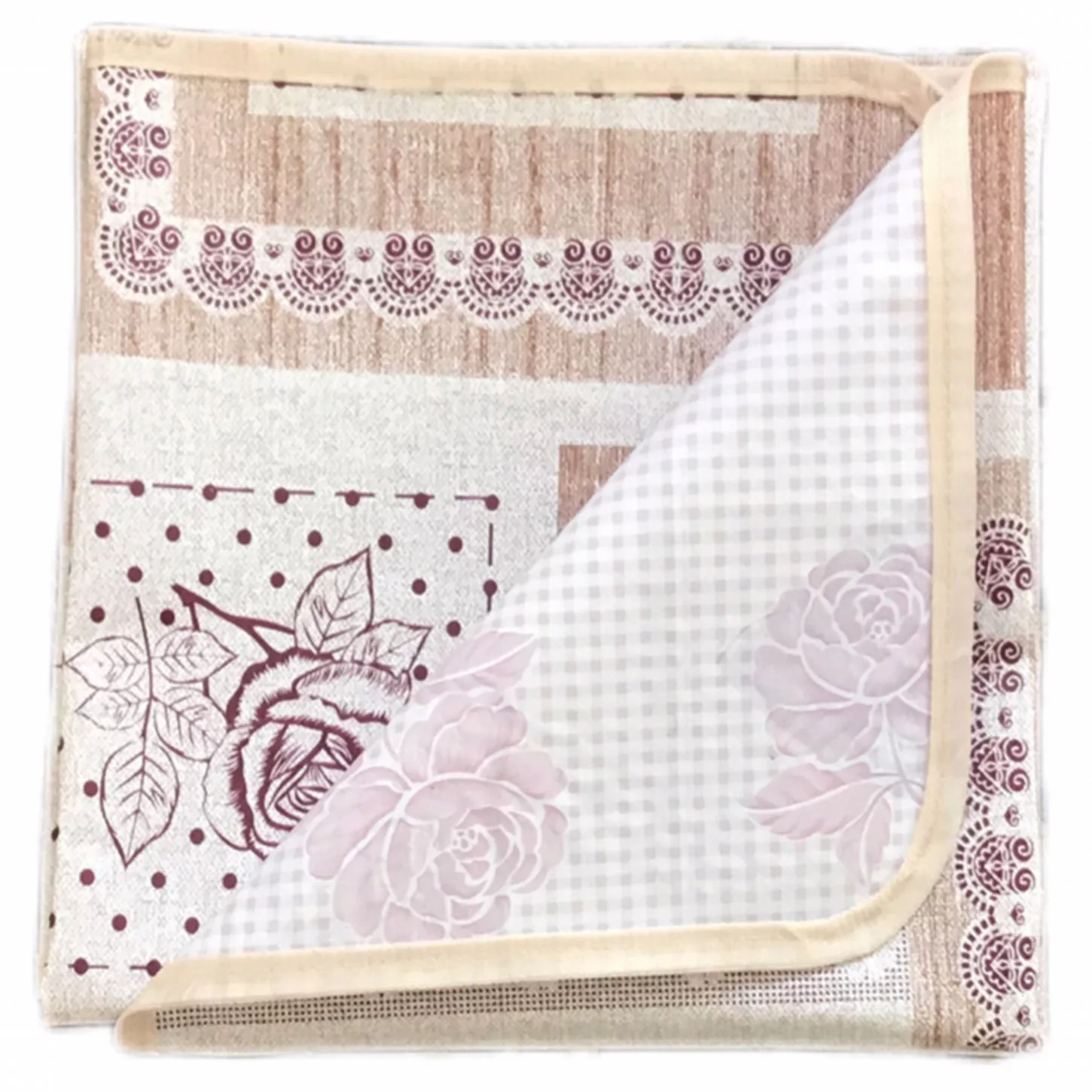 سفره 6 نفره مدل ماژستیک طرح 2 رو سایز 140×100 سانتی متر کد 05