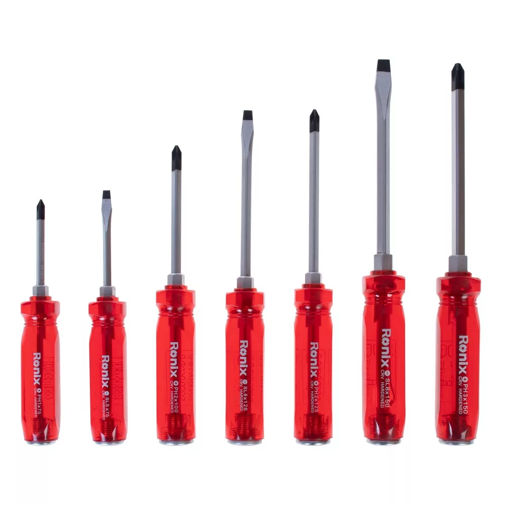 مجموعه 7 عددی پیچ گوشتی رونیکس کد 1212