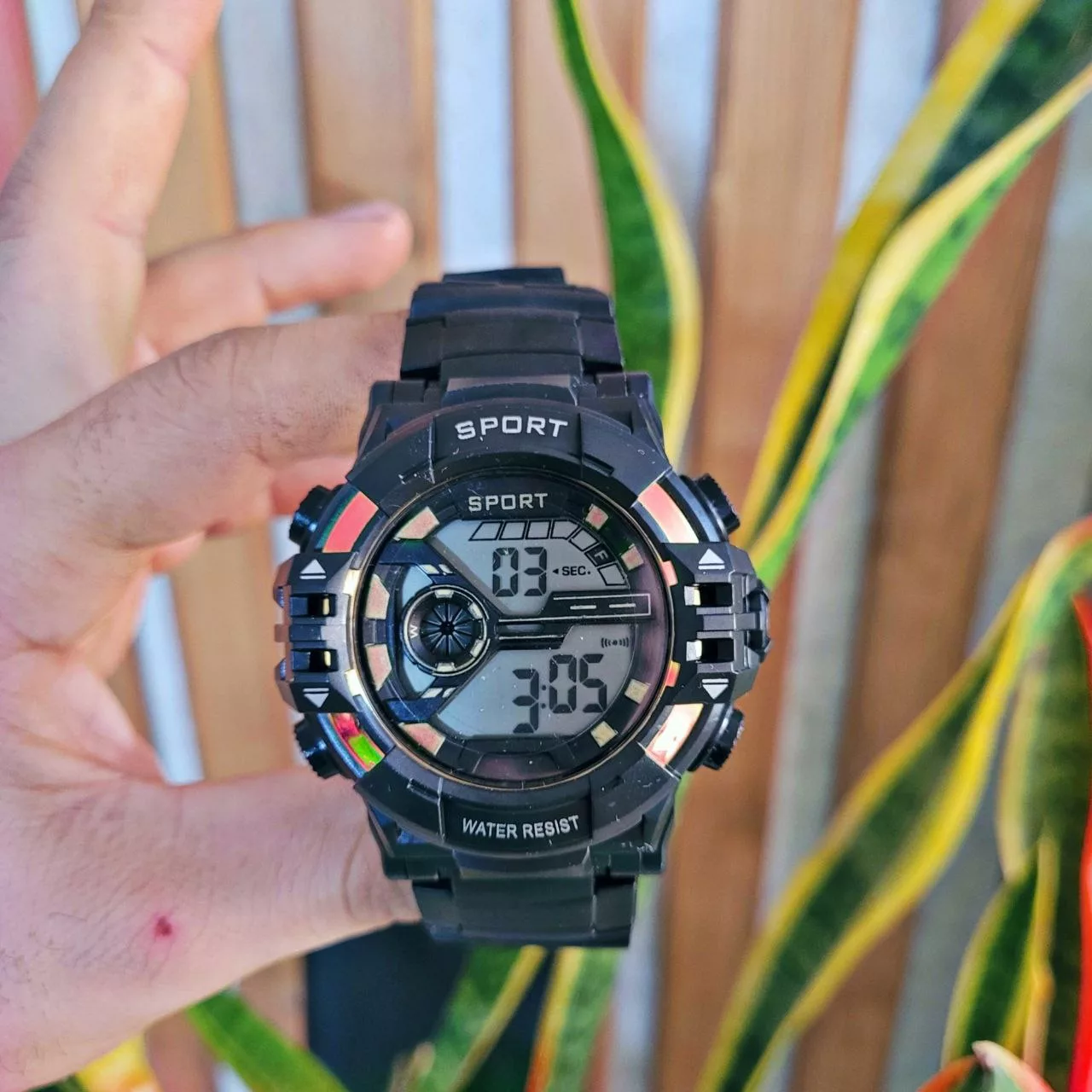 ساعت مچی دیجیتال مردانه مدل تک زمانه rz