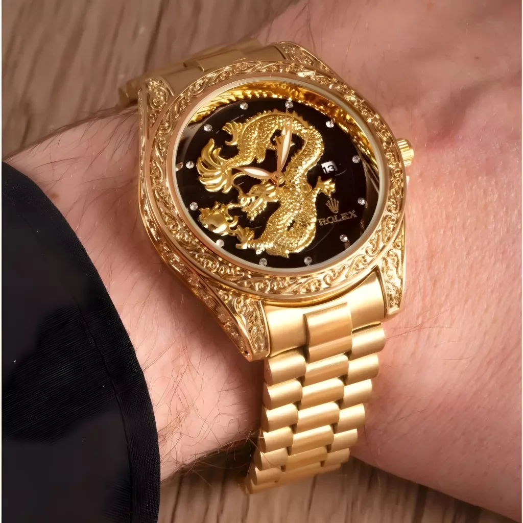 ساعت مچی عقربه‌ای مردانه مدل دراگون