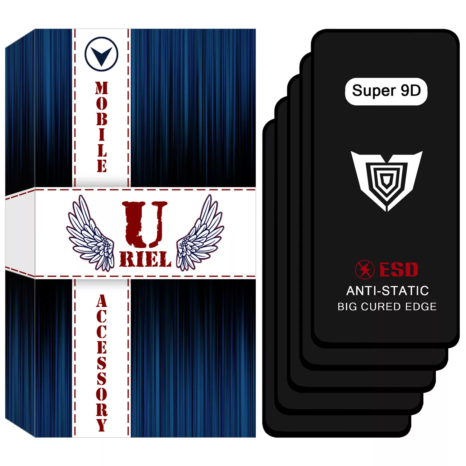 محافظ صفحه نمایش یوریل مدل گلس Super 9D مناسب برای گوشی موبایل شیائومی Redmi Note 14 4G بسته پنج عددی محافظ صفحه نمایش یوریل مدل گلس Super 9D مناسب برای گوشی موبایل شیائومی Redmi Note 14 4G بسته پنج عددی